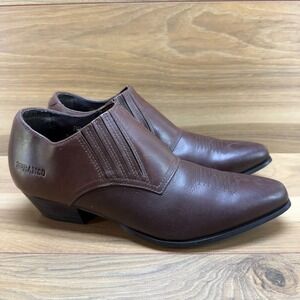 Durango Shootie Womens 8 M Brown Leather Ankle Western Boot